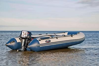 Лодка ПВХ Групер 340 моторная
