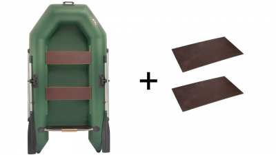 Лодка ПВХ Tulin Легенда 2500 с фанерными вставками под мотор